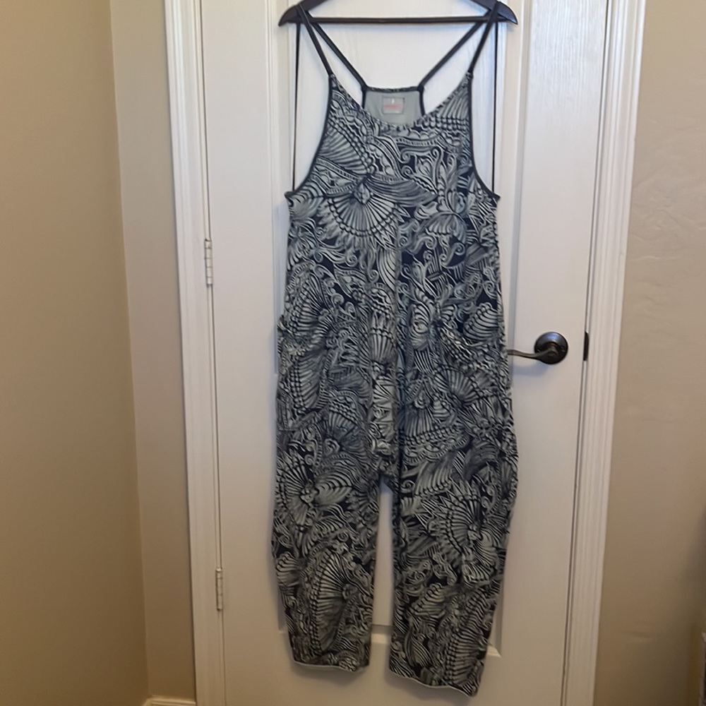 🦄 Free people Movement Hot Shot onesie - Indigo Combo - Large